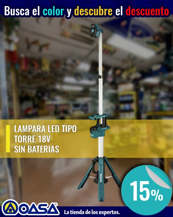 Imagen de LAMPARA LED TIPO TORRE MAKITA DML814