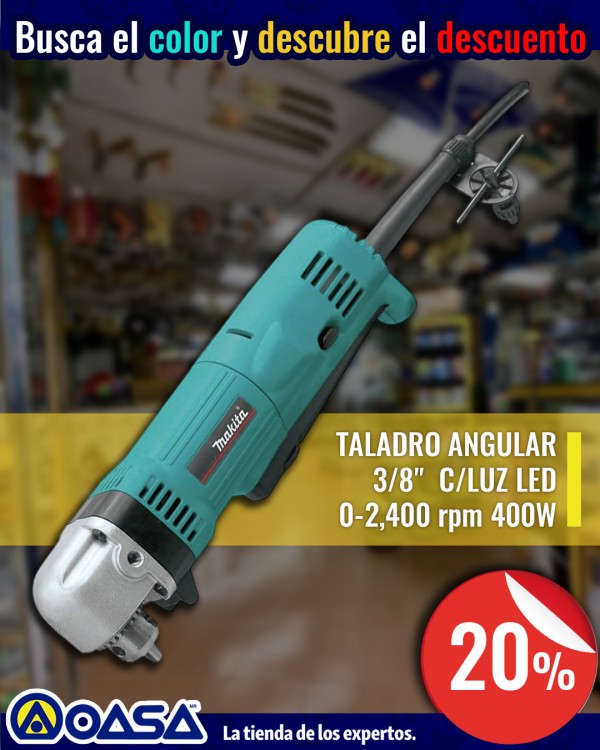 Imagen de TALADRO ANGULAR MAKITA DA3010F