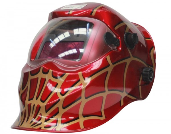 Imagen de CARETA ELECTRONICA HOMBRE ARA�A ROJA 4 SENSORES BAT+SOLAR B-4 