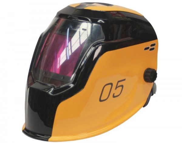 Imagen de CARETA ELECTRONICA NEGRO/AMARILLO VIDRIO GRANDE  4 SENSORES JAGUAR JA-1VG 