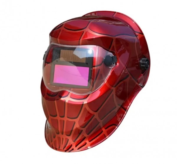 Imagen de CARETA ELECTRONICA HOMBRE ARA�A ROJA  TRUE COLOR 4 SENSORES BAT+SOLAR B-4T