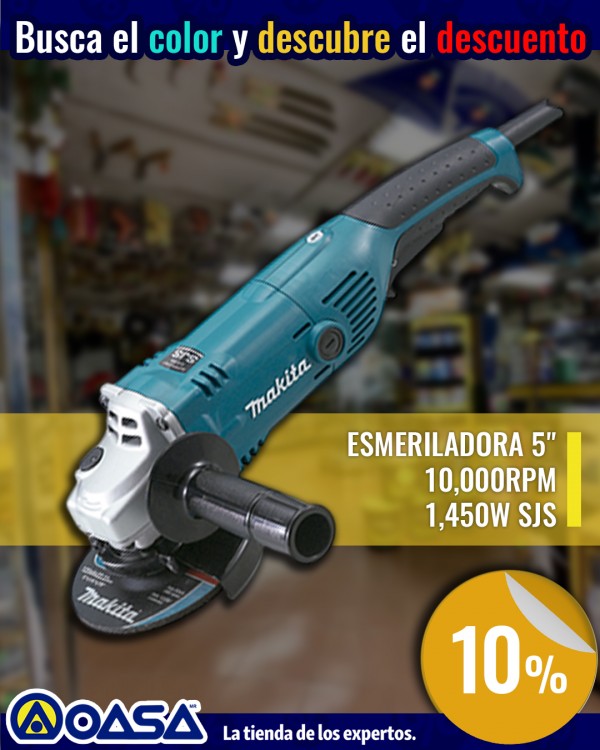 Imagen de ESMERILADORA MAKITA GA5021C
