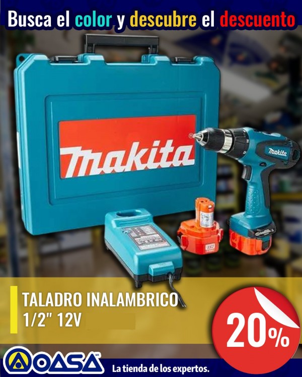 Imagen de TALADRO INALAMBRICO MAKITA 6317