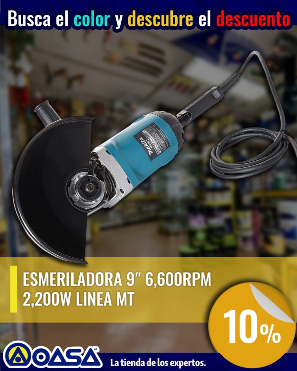 Imagen de ESMERILADORA ANGULAR MAKITA M0921B