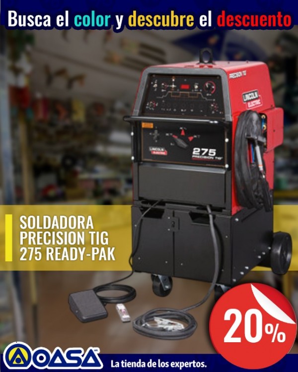 Imagen de SOLDADORA PRECISION TIG 275 READY PACK