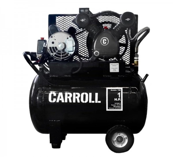 Imagen de COMPRESOR CARROLL HORIZONTAL TB-10 BIF�SICO 75 L CAR-H75M