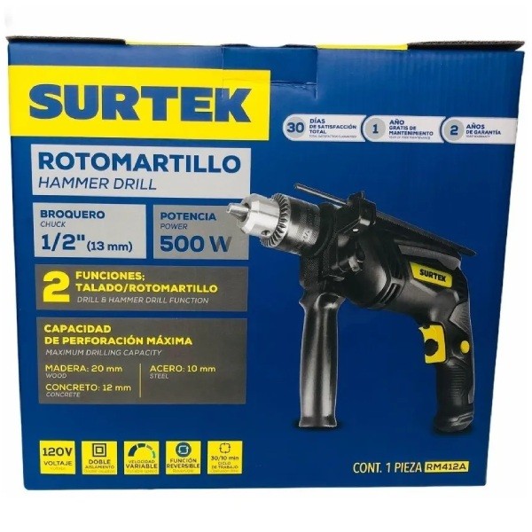 Imagen de ROTOMARTILLO 1/2 SURTEK RM412A 