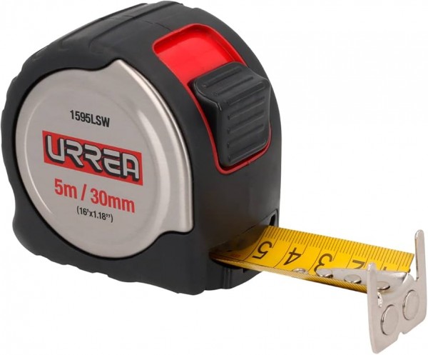 Imagen de FLEXOMETRO 5MX3CM URREA 1595LSW 